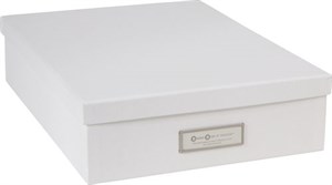 Box Bigso Oskar A4 Vit