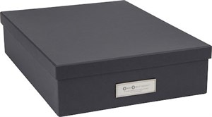 Box Bigso Oskar A4 Grå