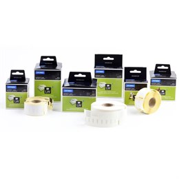 Etikett Dymo 89x36mm Klar 260st/rulle
