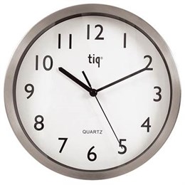Väggklocka Tiq 25cm Aluminium