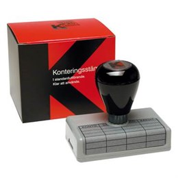 Stämpel Kontering 60x53mm