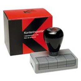 Stämpel Kontering 60x40mm