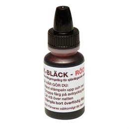 Stämpelfärg 10ml Röd