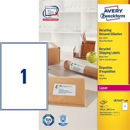 Etikett LR7167 199,6x289,1 mm 100st/fp