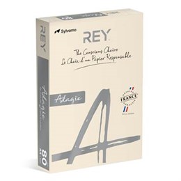 Kopieringspapper Rey Adagio A4 160g Ivory 500/pkt