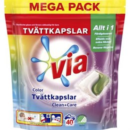 Via duo kapslar Color 40 st
