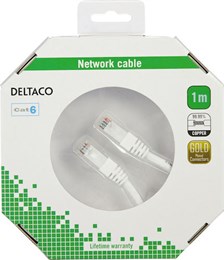 Nätverkskabel U/UTP Cat6 patchkabel 1 M