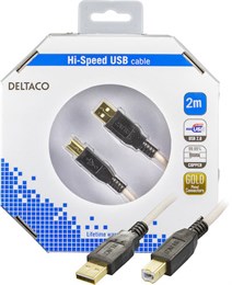 USB-Kabel Typ A ha - Typ B ha 2.0, 2 M