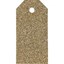 Etikett Manilla Glitter guld 15 st/fp