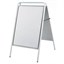 Trottoarpratare Sign 50 x 70 cm vit