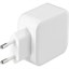 Väggladdare Deltaco 2xUSB 24W vit
