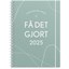 Kalender Få det gjort grön A5